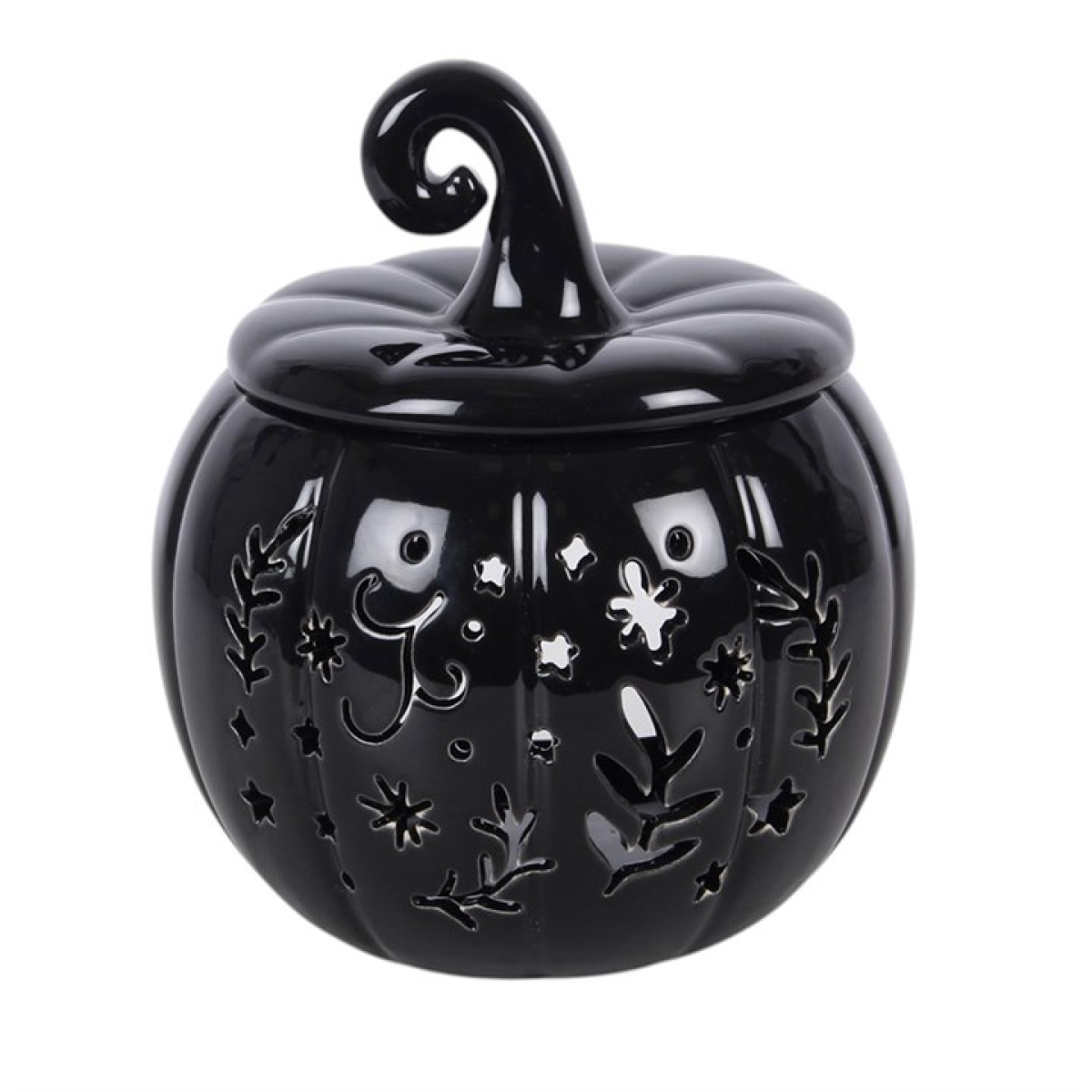 Black Folk Pumpkin Oil Burner