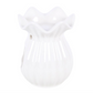 White Pleated Flare Oil Burner