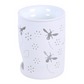 White Bee and Flower Cut Out Oil Burner