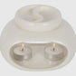 OFF WHITE DOUBLE OIL BURNER