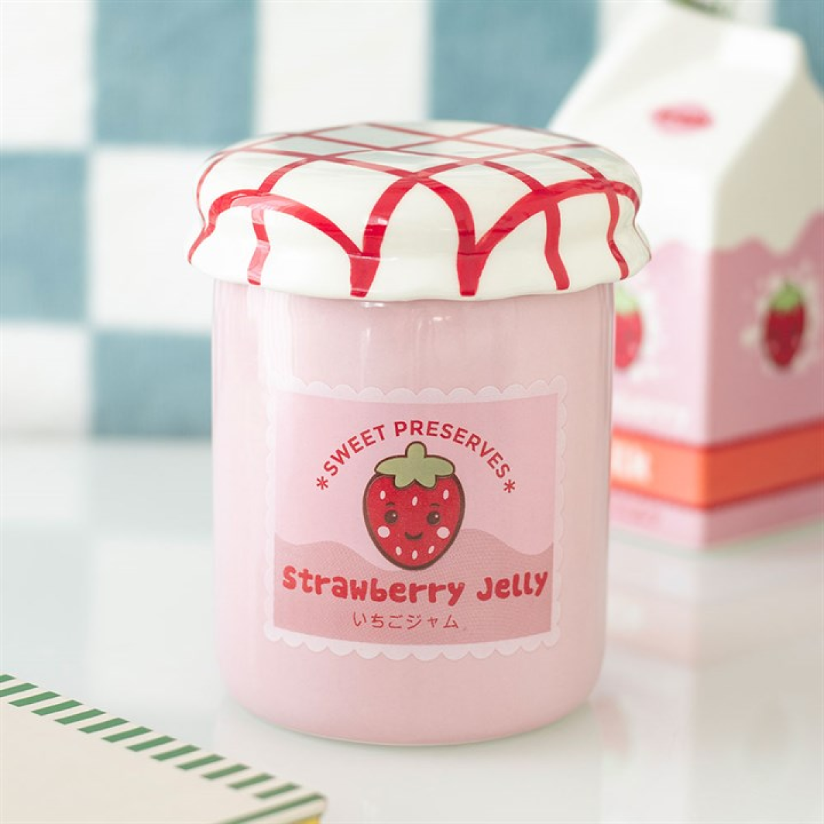 Strawberry Jelly Jar Oil Burner